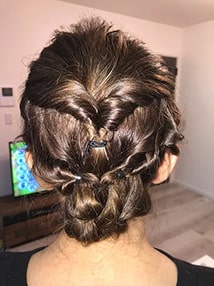 ダンス大会のヘアアレンジ02