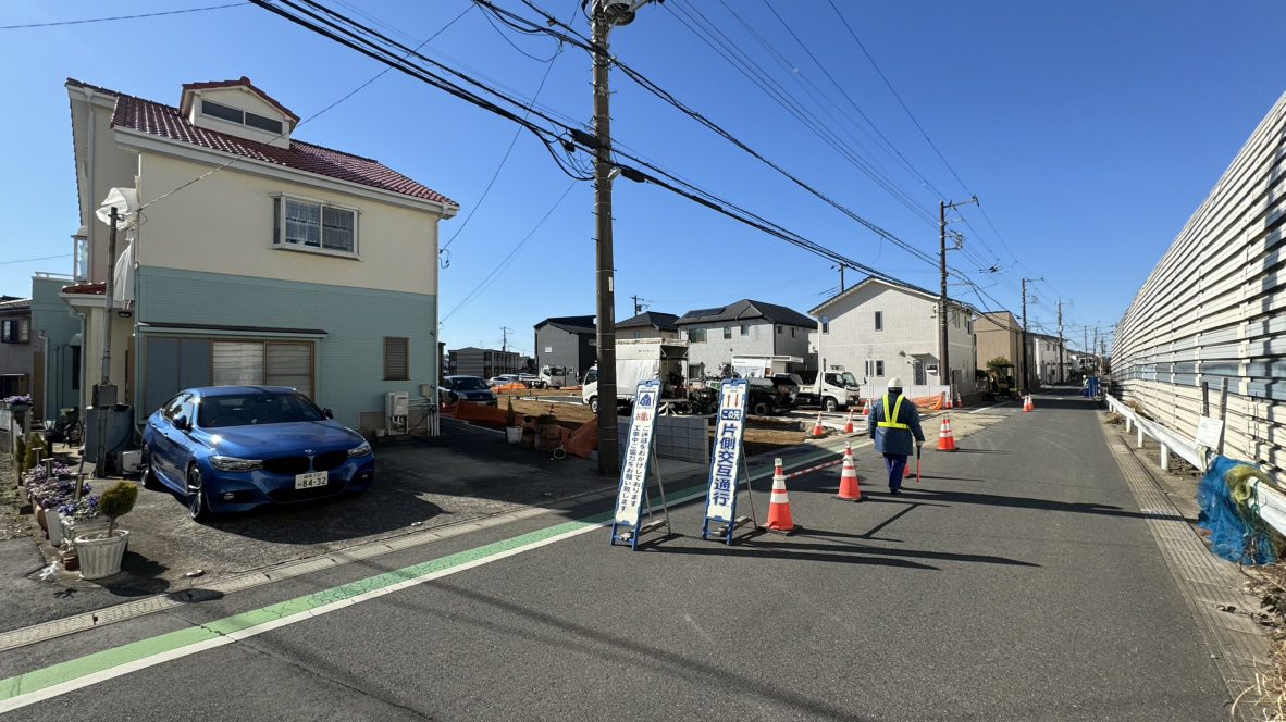 【花見川区畑町⑥】造成工事の進捗状況!