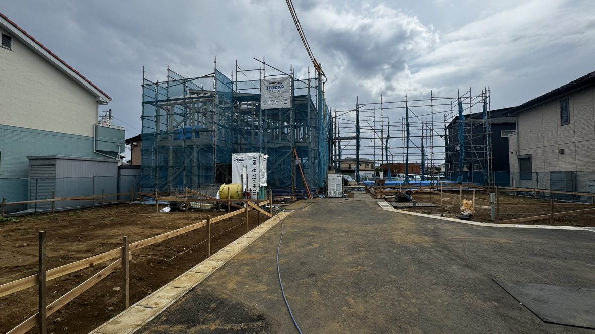 【花見川区畑町】建築状況の進捗紹介!