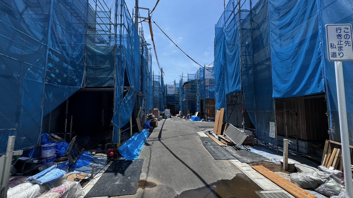 【花見川区畑町】3・4号棟進捗の紹介
