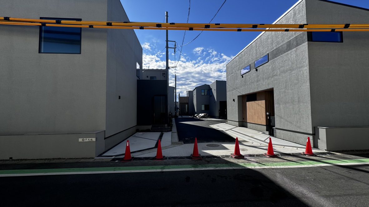 【花見川区畑町】道路の工事が行われました!