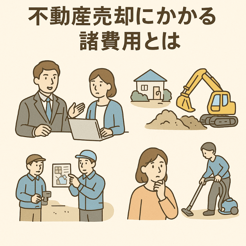 不動産売却時にかかる諸費用とは?損をしないために事前に知っておきたい費用一覧