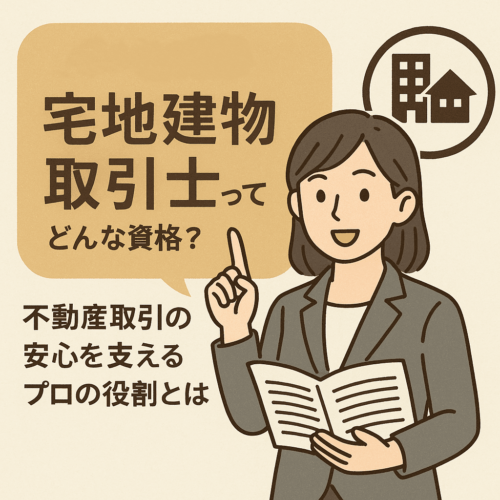 【宅地建物取引士】ってどんな資格?不動産取引で安心を与えるプロの役割とは?
