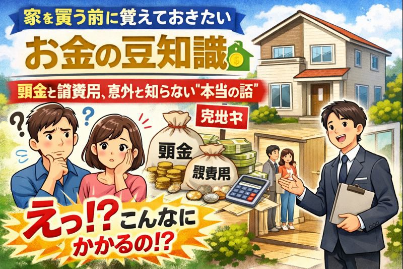 家を買う前に覚えておきたい【お金の豆知識】